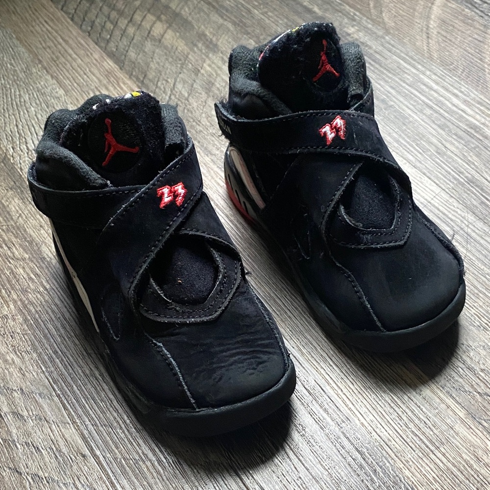 🏀Jordan Kids Shoes Black Red
